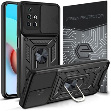 CASE OBUDOWA COVER ETUI PANCERNE+SZKŁO do XIAOMI REDMI 10 / REDMI 10 2022