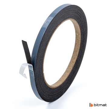 Двусторонняя клейкая монтажная лента 0,8мм х 6мм х 5м Битмат, прочный акрил