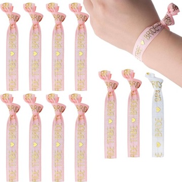 Bransoletki na Wieczór Panieński Bride Tribe Pink