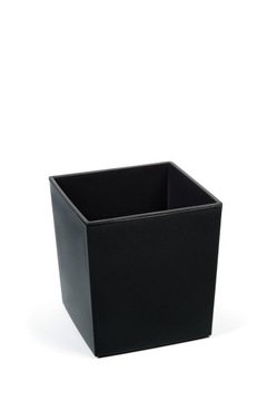 Doniczka Lamela JUKA 19x19cm CZARNY połysk
