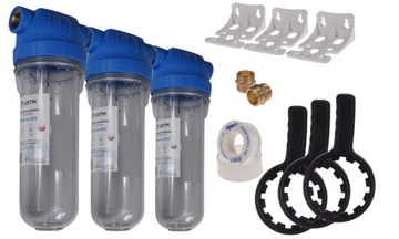 Zestaw DIY korpus narurowy do 3 filtrów 10