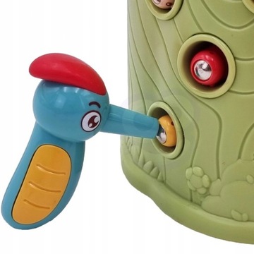 ИГРА НА МАГНИТНЫЕ НАВЫКИ «Поймай червяка, покорми птицу» для 2 детей