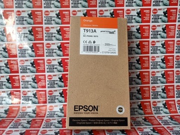 Tusz Epson T913A do SC-P5000 5070 Orange oryg fv