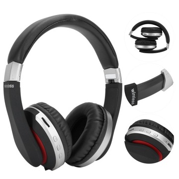 foldable bluetooth headset wireless over ear stereo headsets with mic gamin