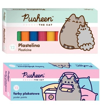 Комплект: рюкзак-пенал + школьный рюкзак Pusheen XXL