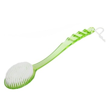 SZCZOTKA DO CIAŁA Z DŁUGĄ RĄCZKĄ EKSFOLIACJA ZIELONA 36CM