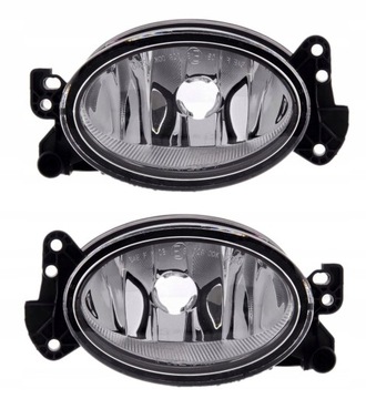 MERCEDES KOMPLET LAMP PRZECIWMGIELNYCH HALOGENÓW