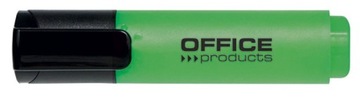 ZAKREŚLACZ FLUORESCENCYJNY OFFICE PRODUCTS, 2-5MM (LINIA), ZIELONY