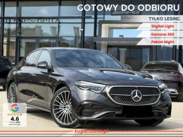 Mercedes Klasa E W214 Sedan 2.0 220d 197KM 2025 E Klasa 220 d 4-Matic AMG 2.0 197KM 2025