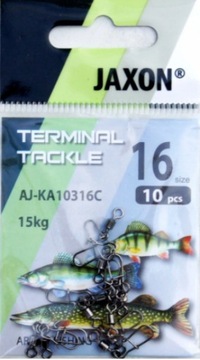 KRĘTLIK Z AGRAFKĄ Strong nr.16/15kg JAXON 10szt