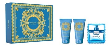 ZESTAW VERSACE MAN EAU FRAICHE 50ML + 50ML + 50ML (ŻEL + BALSAM PO GOLENIU)