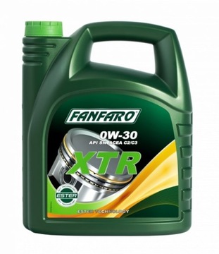 Olej silnikowy 0W30 5L FANFARO BENZYNA DIESEL