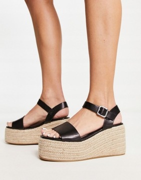 GLAMOROUS ESPADRYLE Z IMITACJI SKÓRY 40