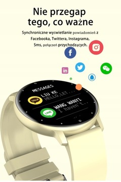 SMARTWATCH ЖЕНСКИЕ ЧАСЫ Погода FB SMS Relax
