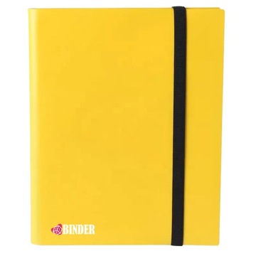 Папка-переплет для коллекционных карточек TCG, желтая, 9 карманов, 360 карточек