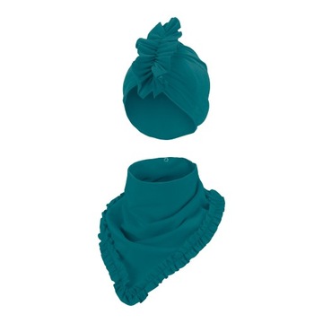 Czapka turban chusta jak komin dla dziecka 42