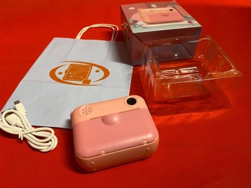 APARAT CYFROWY Drukarka różowy + Długopis 3D 2w1