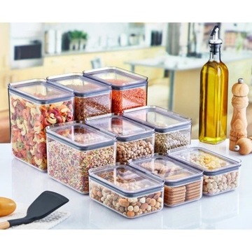 Набор из 6 кухонных контейнеров CRYSTAL 2,6 л.