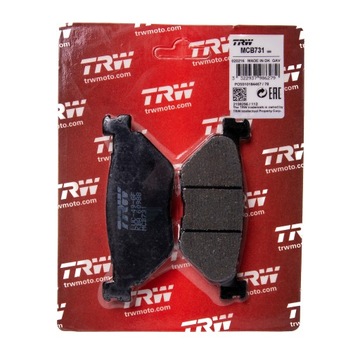 TRW MCB731 Комплект тормозных колодок, дисковые тормоза