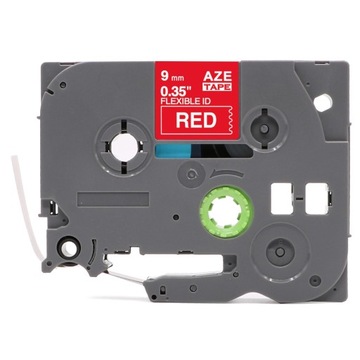 TAŚMA DO BROTHER TZe-FX425 9MM Czerwony FLEXI