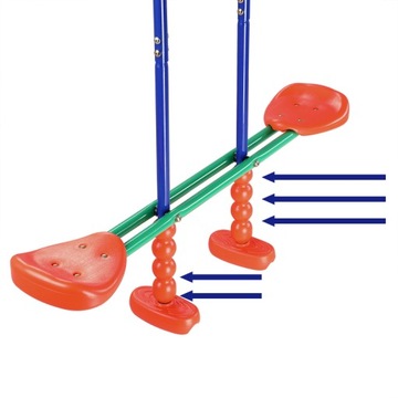 САДОВЫЕ КАЧЕЛИ ДЛЯ ДЕТЕЙ ИГРОВАЯ ПЛОЩАДКА 3 КАЧЕЛИ