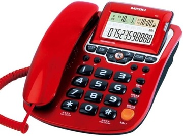 Telefon / dom przewodowy telefon domowy z audio i