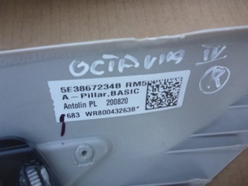 SKODA OCTAVIA IV 4 20- КРЫШКА СТОЙКИ ПРАВАЯ ЛЕВАЯ ОРИГИНАЛ
