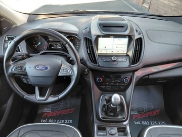 Ford Kuga II SUV Facelifting 1.5 TDCi 120KM 2017 Ford Kuga VIGNALE Full LED El.fotele Kamera Elektryka Tempomat Sensor Alu, zdjęcie 16