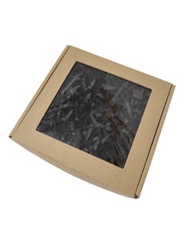 Бумажный наполнитель черная стружка 5кг.