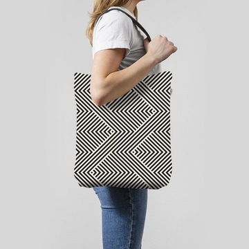 TORBA - Czarno-biała geometria