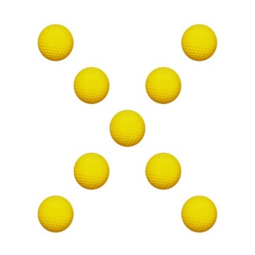 ШАРЫ NERF RIVAL AND X-SHOT CHAOS 10 ЖЕЛТЫХ