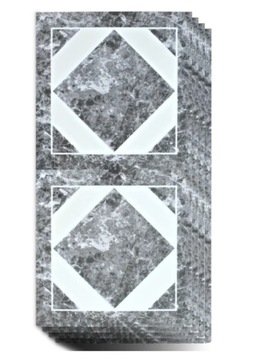 1X SAMOPRZYLEPNE PANEL SZARY MARMUR PCV ŚCIENNE PANELE LAMINAT 30CMX60CM