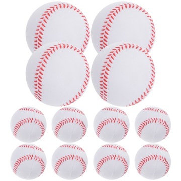 12 шт. БЕЙСБОЛЬНЫЕ МЯЧИ ДЛЯ ТРЕНИРОВОК МАЛЕНЬКИЕ ГИБКИЕ БЕЙСБОЛЬНЫЕ МЯЧИ ДЛЯ ЮНЫХ ВЗРОСЛЫХ ИГРОВЫЕ