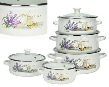 НАБОР ПОТЕНТОВ, 10 ПРЕДМЕТОВ, МЕЛЬНИЦА, ЭМАЛЬНАЯ КРЫШКА