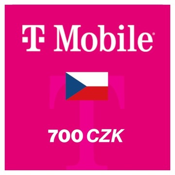Doładowanie T-mobile Czechy 700 Kc