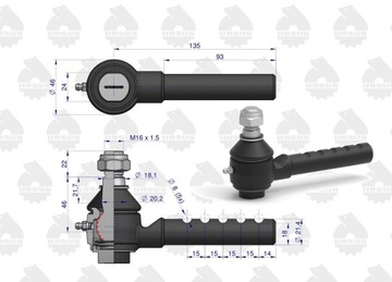 НАКОПИТЕЛЬ ШТОКА URSUS C360 C-360 2шт URSU