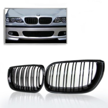 РЕШЕТКА РАДИАТОРА BMW E46 02-05 SED. ЧЕРНЫЙ ГЛЯНЕЦ ДВОЙНОЙ СУПЕР ЭФФЕКТ!!!