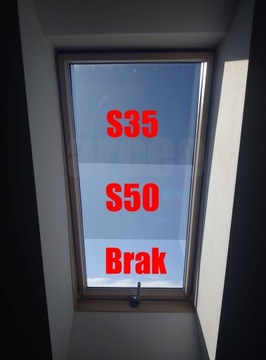 FOLIA PRZECIWSŁONECZNA NA OKNA DACHOWE S50 152cm