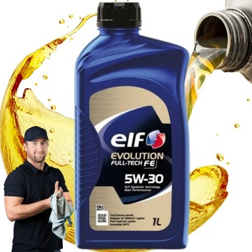OLEJ SILNIKOWY ELF 5W30 - 1L FULLTECH FE RENAULT NISSAN DPF DIESEL ACEA C4