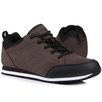 Buty męskie sportowe HI-TEC Arnel BROWN BLACK