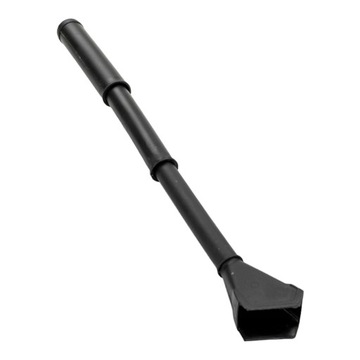 Воронка пластиковая черная (07), ручка сверху, сеялка Познаняк