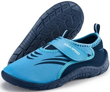 Buty do wody na rzep Obuwie plażowe jeżowce r.32 niebieskie model 27E