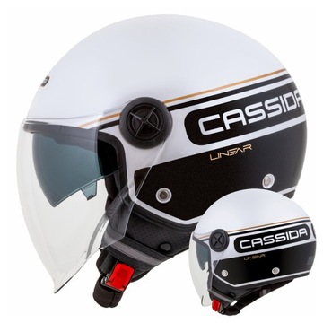 CASSIDA KASK MOTOCYKLOWY HANDY PLUS LINEAR JET XS