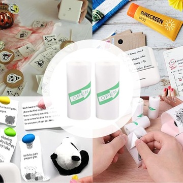 Самоклеящаяся термобумага 57х25мм 10 рулонов.