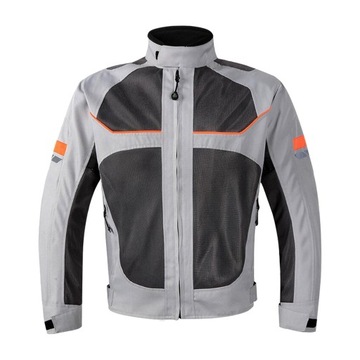 Kurtka motocyklowa letnia motocyklowa szara 4XL
