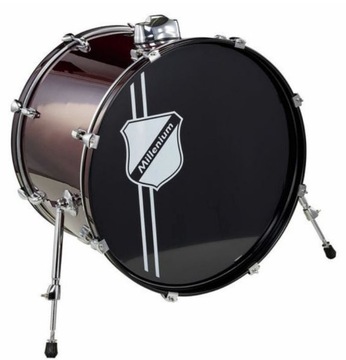 22x16 Focus Bass Drum Красный большой барабан Millenium
