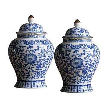 Ceramiczny wazon na słoik na imbir z wazonem
