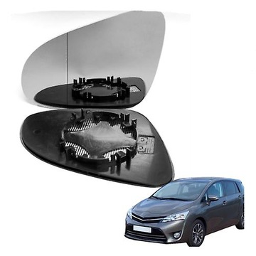 SKLO ZRCÁTKO BOČNÍHO LEVÉ DO TOYOTA AURIS 2006-2012 VYHŘÍVANÉ