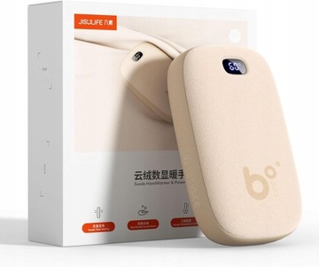 JISULIFE Ogrzewacz dłoni, do rąk z powerbankiem 9000 mAh NA DZIEŃ KOBIET