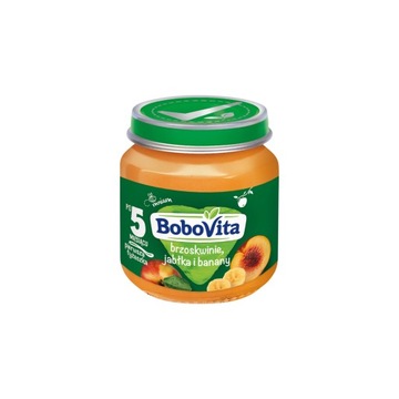 BoboVita Brzoskwinie, jabłka i banany 125g